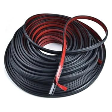 Imagem de BYYINGSUS Tira de vedação antipoeira à prova de som para porta de carro Faixa de vedação de porta de carro Vedações de borracha de caminhão com isolamento de ruído universal (10 m)