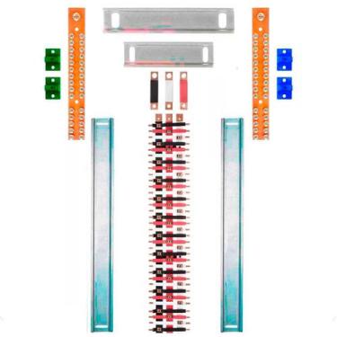 Imagem de Kit Barramento Trifásico 150A para 68 Circuitos com Termo Retrátil - Z