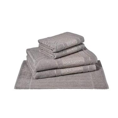 Imagem de Jogo Toalha de Banho Gigante 5 Peças Taj Cavhome, Capuccino