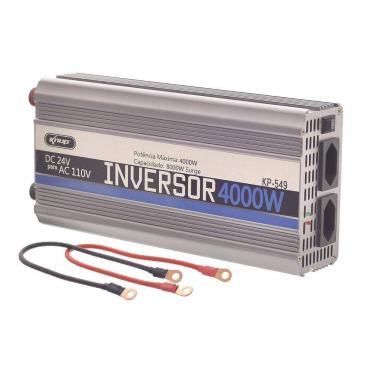 Imagem de Inversor Automotivo 4000w 24v 110v Onda Senoidal - Kp-549