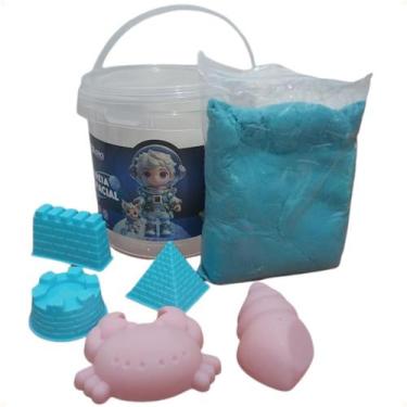 Imagem de Areia Espacial Mágica Cinética Azul 500grs Forminhas Ref. BXT2141 - SP