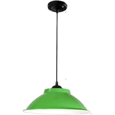 Imagem de Luminária pendente de metal moderna Industria, lustre country em V, tampa de panela simples, lustre E26 E27, base retrô, casa de fazenda, decoração moderna
