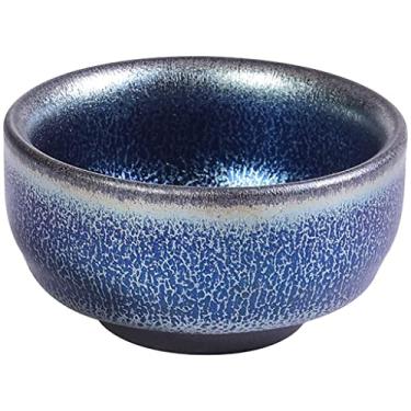 Imagem de Xícara de chá Tenmoku Glaze Teaware Conjunto Azul Gradiente Jianzhan Xícara de chá, Master Cup Pneus de Ferro Doméstica, Tigela de Chá de Transformação de Forno, Várias Opções (Cor: Multicolorido