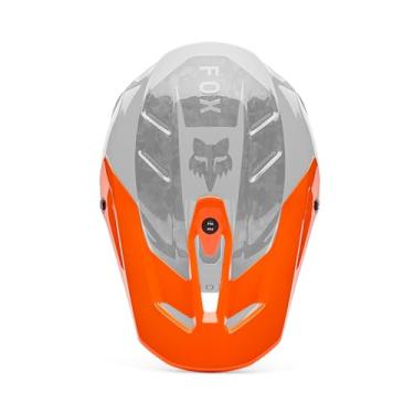 Imagem de Fox Racing Viseira de capacete masculina V3 RS Motocross Dirt Bike, Fratura Laranja Fluorescente, Grande