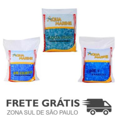 Imagem de Kit - Barrilha, Elevador Ph, Sulfato de Alumínio Aqua Marine