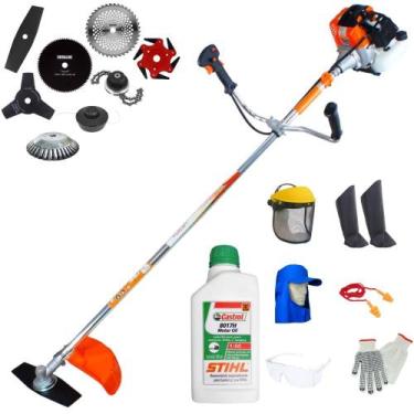 Imagem de Máquina de Cortar Grama Vulcan VR430-S 43cc 1,7HP Para Todos os Tipos 