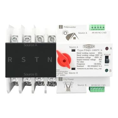 Imagem de Chave Transferência Automática Solar Inversor 4 Polos 125a - NoBrand