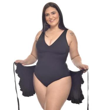Imagem de Maio Conforto e Saída Preto - M ao Plus Size 56 - Dulce Seduccíon, 54