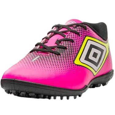 Imagem de Chuteira Society Juvenil Laminada Fluorescente Umbro Cannon