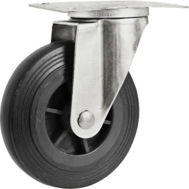 Imagem de Rodizio giratório 5" para carrinho plataforma 300kg - Nove54