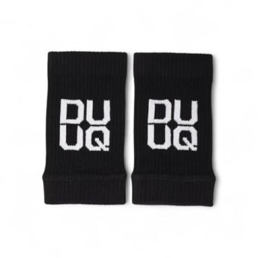 Imagem de Munhequeira Canelada Duuq Seca Suor para Crossfit (Preto)