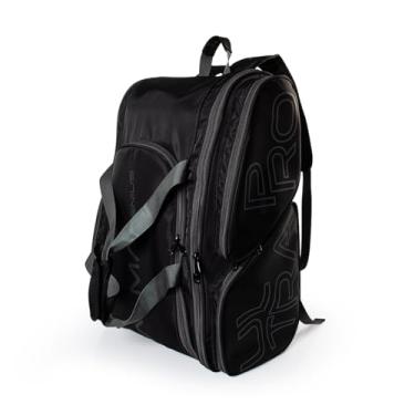 Imagem de Raqueteira Pro Porta Raquete Beach Tennis para 4 Raquete Preta Alma Genius