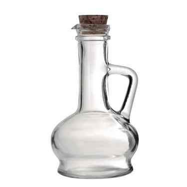 Imagem de Galheteiro Vidro 230Ml Transparente Tampa Rolha Yangzi Tuut