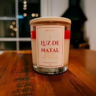 Imagem de Vela Aromática Artesanal Natal Amor Especial Premium180G
