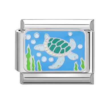 Imagem de Pulseira italiana de aço inoxidável intercambiável 9 mm prata bonito elos modulares com designs exclusivos removíveis diy acessórios de joias modernas para mulheres, One Size, Aço inoxidável, Sem