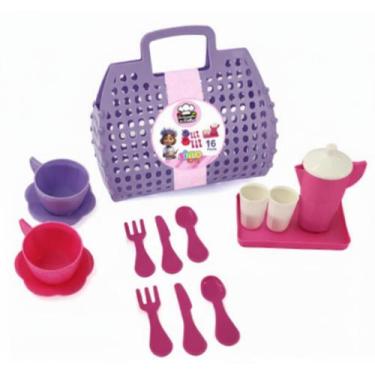 Imagem de Jogo de Chá Café Suco Infantil Frasqueira Kuka 16 peças - SIMOTOYS