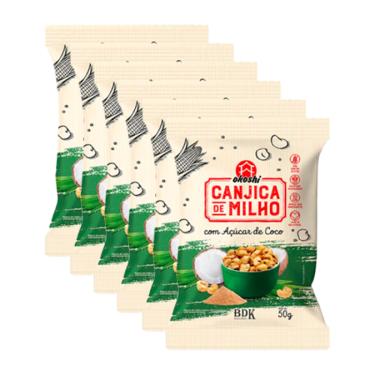 Imagem de Kit 6X: Canjica de Milho com Açúcar de Coco Okoshi 50g