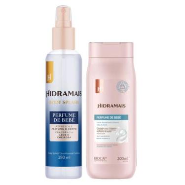 Imagem de Kit Perfume De Bebê Body Splash 190ml + Loção Creme 200ml Hidramais