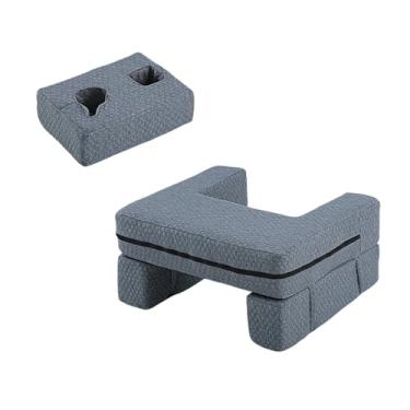 Imagem de Vhaso Travesseiro extragrande para leitura e jogos com porta-copos, almofada de mesa de colo para laptop para adultos, mesa de cama de espuma viscoelástica para trabalho, jogos, leitura e escrita