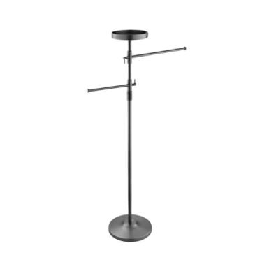 Imagem de porta-toalhas Toalheiro de chão em aço inoxidável, rack vertical para toalhas, banheiro, armazenamento com mesa