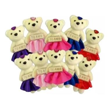 Imagem de 1 Chaveiro Ursinho De Pelúcia Eu Te Amo Cores Sortidas - Good Felps