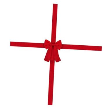 Imagem de IEUDNS Laço de fita para porta de armário, guirlanda de Natal, artesanato, laço decorativo grande para embrulho de festas, enfeites para árvore de Natal.