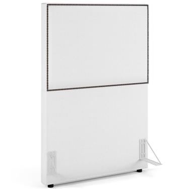 Imagem de Cabeceira Box Solteiro Com Tachas 100 Cm Facto Branco