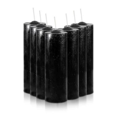 Imagem de Kit 7 Velas Votivas 7 Dias Preta 250g 100% Parafina