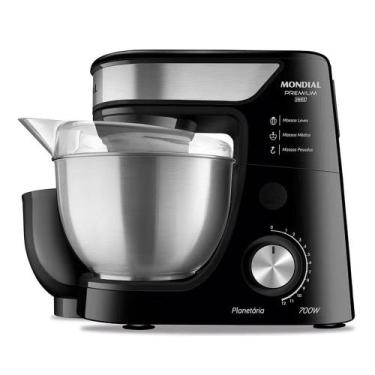 Imagem de Batedeira Mondial Planetária Premium Bp-02p-b-ti Preto/Inox 110V, 110V