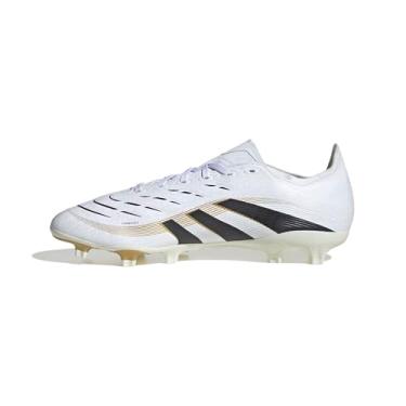 Imagem de adidas Tênis unissex League Firm Multi Ground, Branco/preto/dourado metálico, 12 Women/11 Men