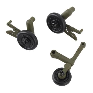 Imagem de RiToEasysports Trem de Pouso de Avião RC, Rodas de Avião de Plástico RC Acessórios de Pneu de Trem de Pouso Plano para K170.0018.001