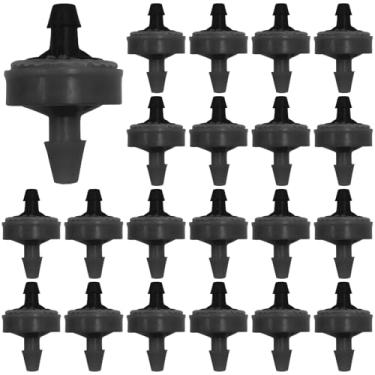 Imagem de Gotejadores de Compensação de Pressão 4L/H, Pacote com 50 Emissores de Controle de Fluxo para Sistemas de Irrigação por Gotejamento