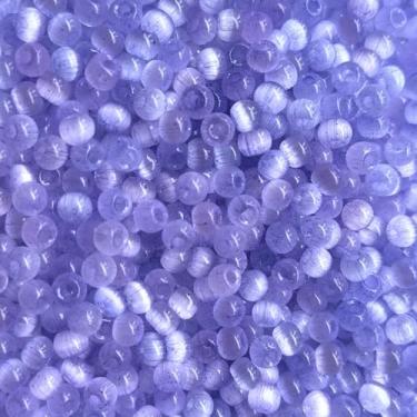 Imagem de ARTISAMILY 1500 peças de contas de semente de vidro roxo 4 mm pulseira olho de gato contas de cristal pequeno pingente brinco contas pequeno espaçador solto colar decorativo contas para artesanato DIY