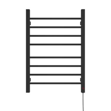 Imagem de Toalheiro Térmico 2 Toalhas Circolare Due Preto 110V Direito