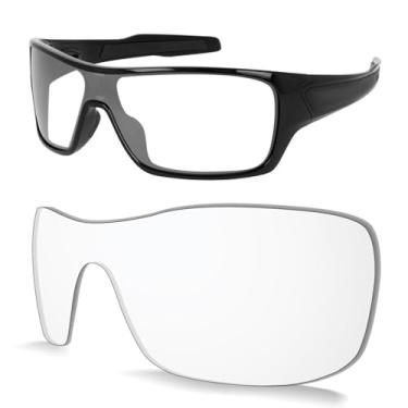 Imagem de Biyxpiv Lentes de substituição de 1,5 mm compatíveis com óculos de sol Oakley Turbine Rotor OO9307, antirriscos, Cristal HD