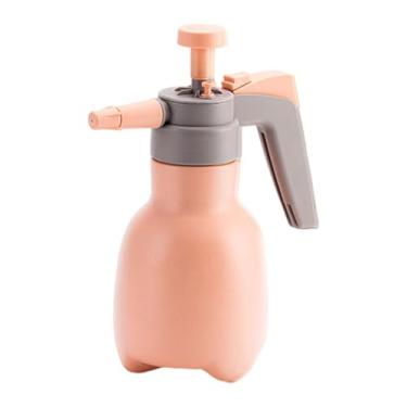 Imagem de Ｂｅｓｇａ Pulverizador de água manual com bomba, frasco de 1 litro em formato de cogumelo, ideal para banho de plantas e animais de estimação, Rosa
