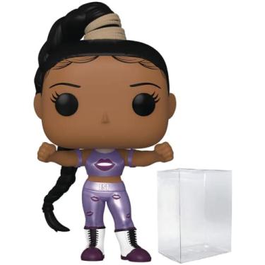 Imagem de WWE: Boneco Funko POP de vinil de Bianca Bel Air (combinado com capa protetora de caixa pop compatível), multicolorido, 9,5 cm