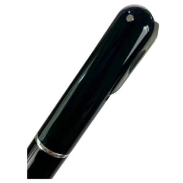 Imagem de Saca-Rolhas Pneumático, Preto, Plástico e Metal, 20cm x 2cm, com Lâmina Retrátil, para Rolhas de Vinho, Design Compacto e Elegante