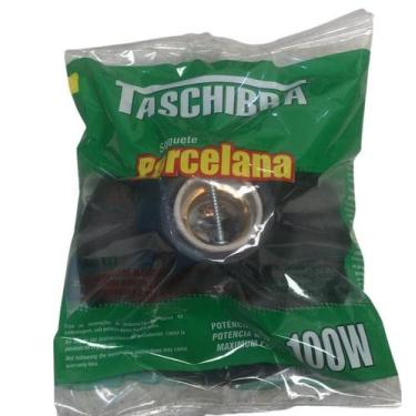 Imagem de Plafon E-27 Em Porcelana Preto - Taschibra