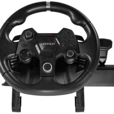 Imagem de Volante Multi Warrior Artaxes Force Plataforma, Com Pedais e Cambio, Compatível PS4, PS3, Xbox One, PC, Nintendo Switch - JS090