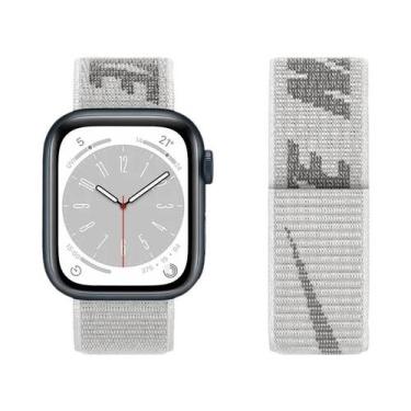 Imagem de Pulseira De Nylon Para Apple Watch Band 44mm 42 40mm 45mm 38 41mm Brac