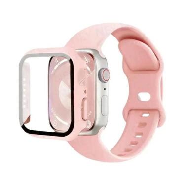 Imagem de Pulseira De Silicone Para Apple Watch 44mm 41mm 45mm 40mm 38mm 42mm Co