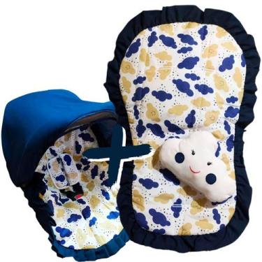 Imagem de Kit Capa de Bebê Conforto + Capa de Carrinho + Jogo Protetor de Cinto 