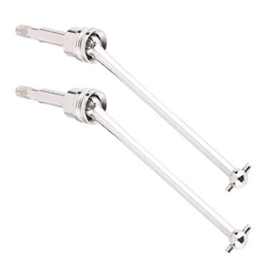 Imagem de Keenso Eixo de Acionamento RC, 2 Peças de Caminhão RC Peças de Eixo de Acionamento de Roda Universal Eixo de Acionamento Traseiro CVD Eixos Dianteiros Peça de Atualização para Modelo de