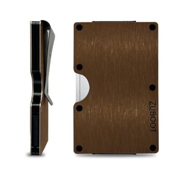 Imagem de Carteira fina RFID Centrum, várias cores, Clipe de cobre, Minimalista