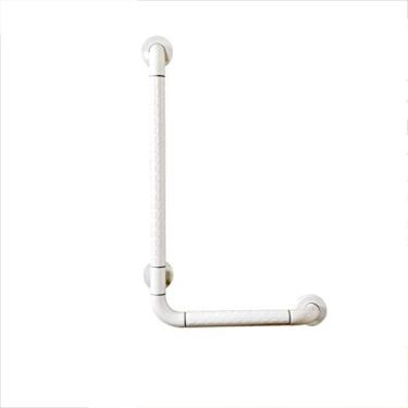 Imagem de Corrimão para banheira e chuveiro, alça de segurança tipo L 90 graus, barra de apoio de vaso sanitário sem barreiras, corrimãos antiderrapantes para idosos