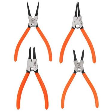 Imagem de Jogo de Alicates para Anéis Internos e Externos de 7 Pol. co - CORNETA