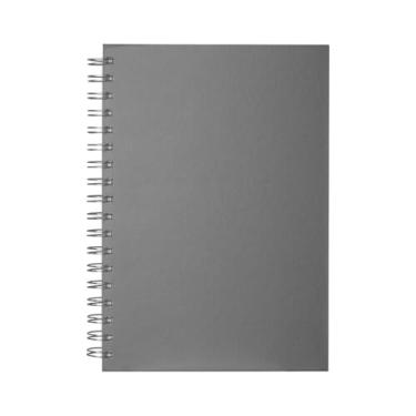 Imagem de Caderno Planner Espiral com Capa Rígida em Percalux, 90 Folhas Brancas, Formato 24x18,5x1,5cm, Gestão de Rotina com Calendários 2025-2028 (1, Cinza)