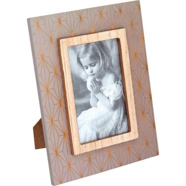 Imagem de Maitê Porta-Retratos 10X15 23X18X1Cm Mdf Cinza