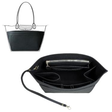 Imagem de Organizador de feltro para bolsa feminina Longchamp Le Pliage 1012-30aterrimus-M